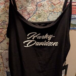 Harley-Davidson Black Pajamas Tank Top And Shorts